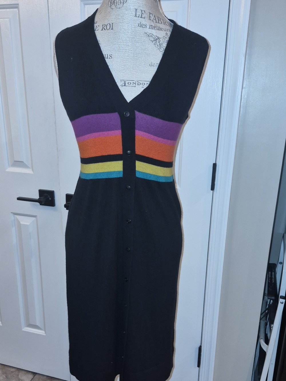 TRINA TURK NWT CASHMERE + SILK + WOOL SOFT STRETCH KNIT DRESS SIZE 8
